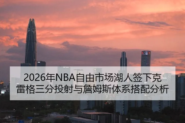 2026年NBA自由市场湖人签下克雷格三分投射与詹姆斯体系搭配分析